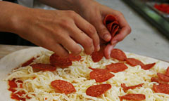 Preparing Pizza