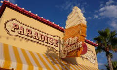 Paradise Pier Ice Cream Co. Neon Sign