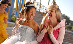 Princeses with Girls at Quinceanera