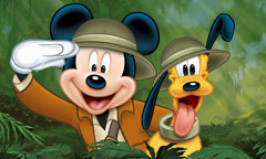 Mickey and Goofy