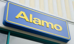 Alamo Rent A Car Sign