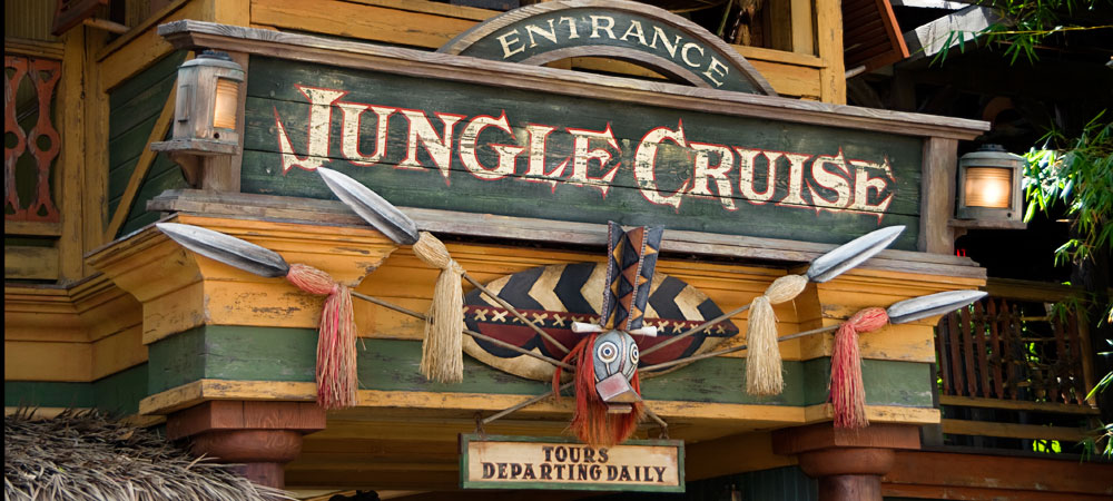 Jungle Cruise Entrance Sign