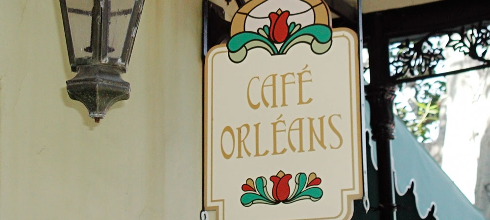 Café Orleans Sign