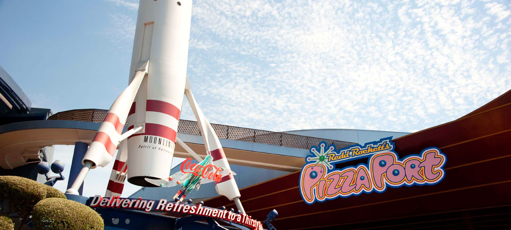 Redd Rockett's Pizza Port Sign