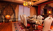 Dining area in Disneyland Adventureland Suite.