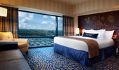 Comfort equals a king-size bed in a spacious suite.