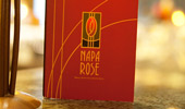 The menu: Napa Rose Disney's Grand Californian Hotel