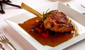 Braised lamb shank