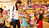 Inside the Build-a-Bear shop at the Downtown Disney District