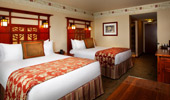 2-queen size beds in a Mount Whitney Suite bedroom
