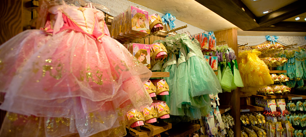 Disney Princess Merchandise on Display