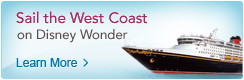 Sail the West Coast on Disney Wonder