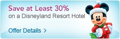Save at Least 30% on a Disneyland Resort Hotel