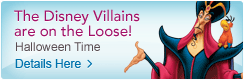 The Disney Villains are on the Loose! Halloween Time