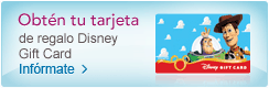 Obtén tu tarjeta de regalo Disney Gift Card